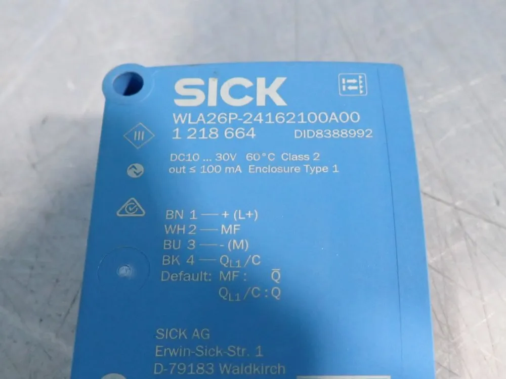 Sick Photoelectric Sensor - Wla26p-24162100a00