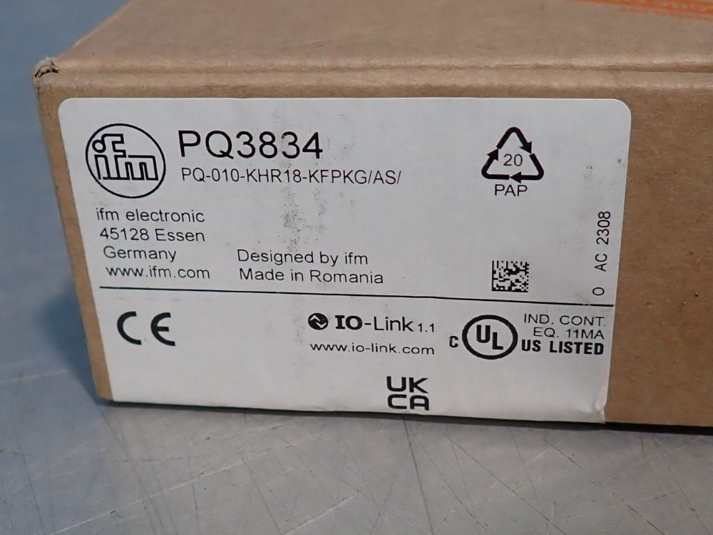 Ifm Pressure Transmitter - Pq3834