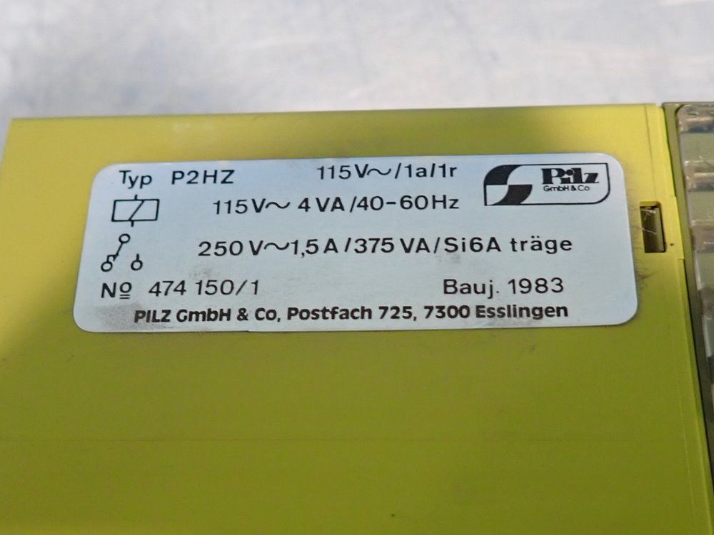 Pilz Safety Relay - P2hz
