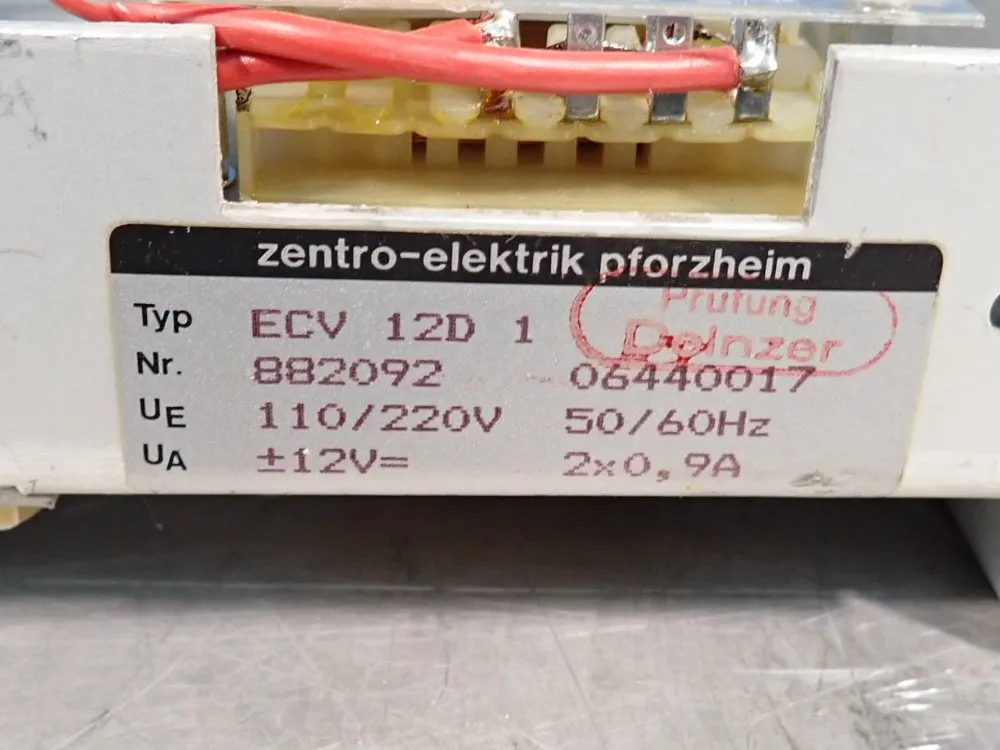 Zentro-elektrik Pforzheim Power Supply - Ecv 12d 1