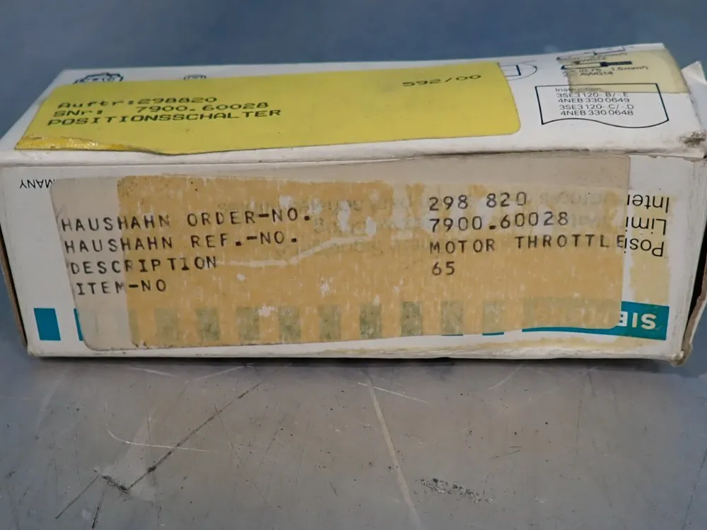 Siemens Position Switch - 3se3 120-1c