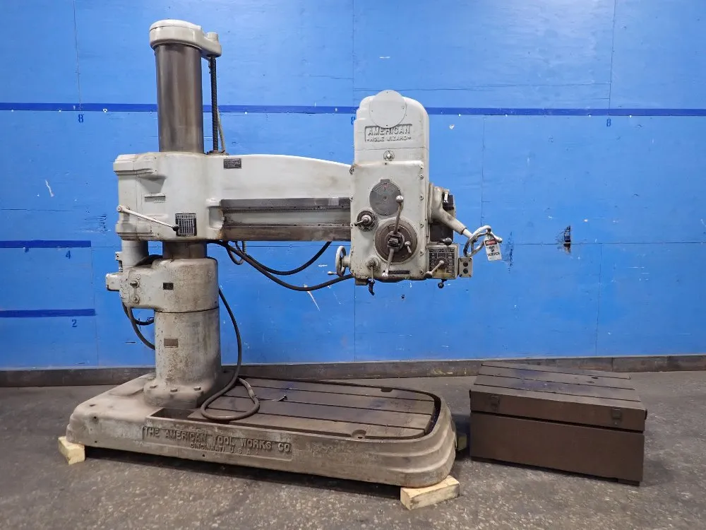 American 11" X 4' Radial Arm Drill - Hole Wizard