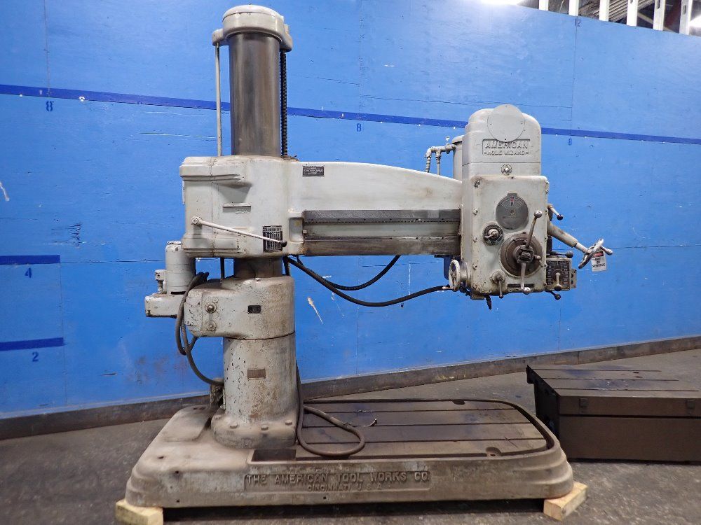 American 11" X 4' Radial Arm Drill - Hole Wizard