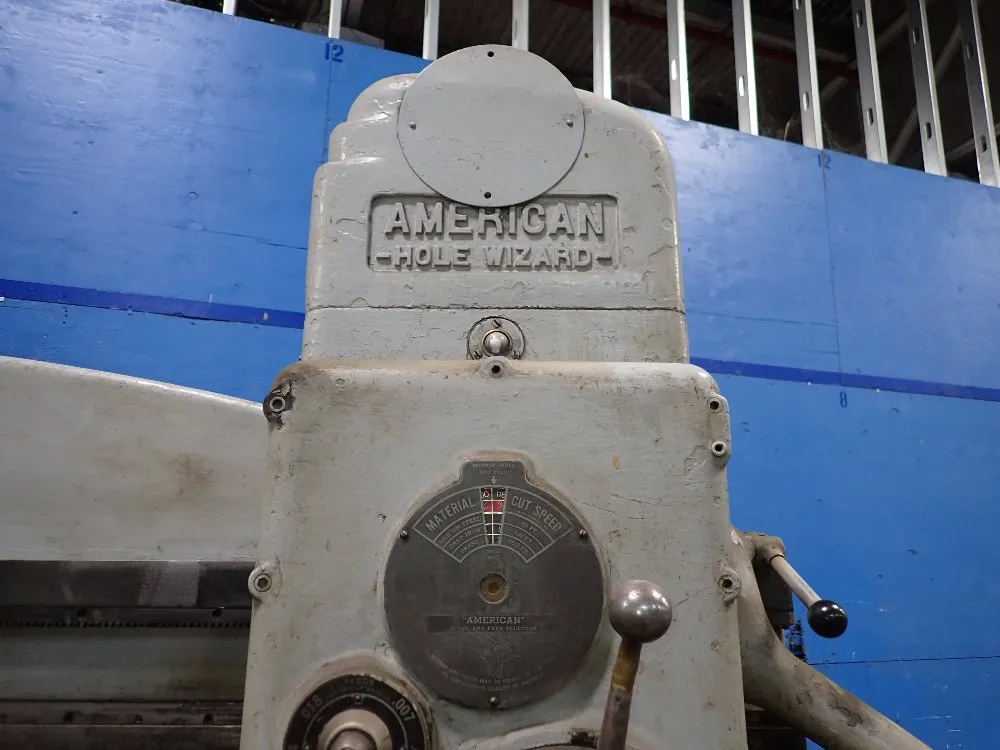 American 11" X 4' Radial Arm Drill - Hole Wizard