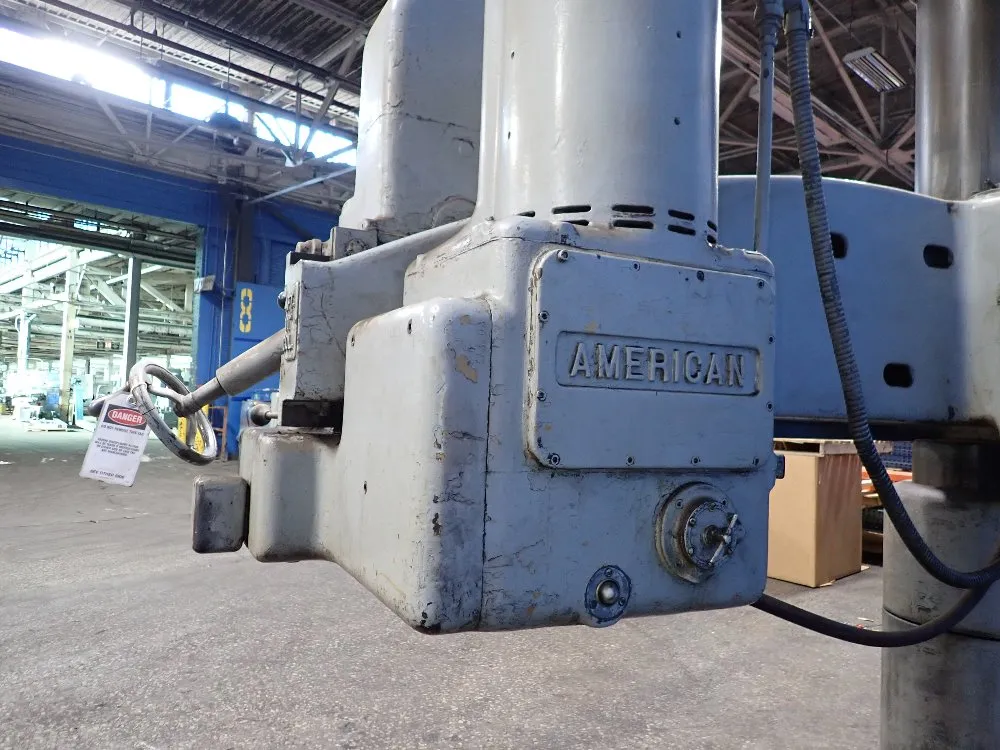American 11" X 4' Radial Arm Drill - Hole Wizard