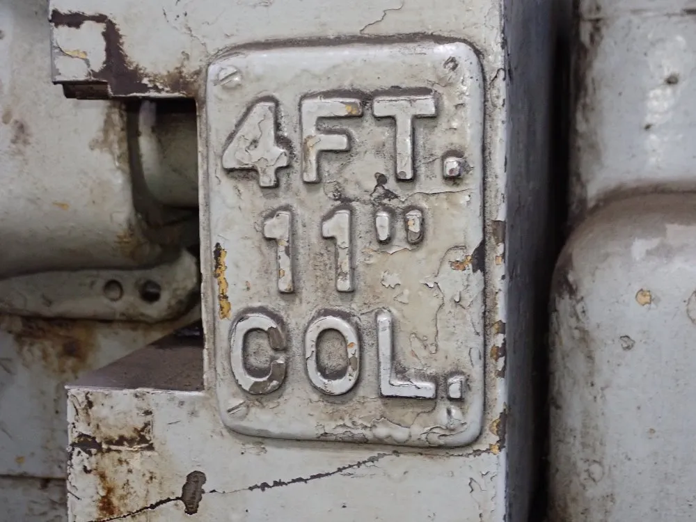 American 11" X 4' Radial Arm Drill - Hole Wizard