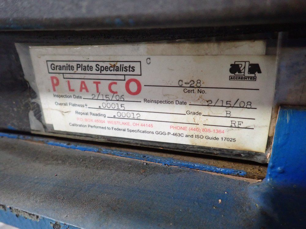 Rahn Granite 24" X 24" X 5" Granite Surface Plate