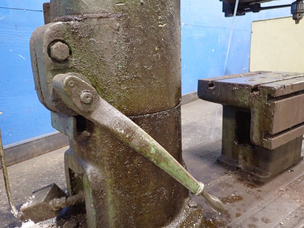 Carlton 4' X 9" Radial Arm Drill
