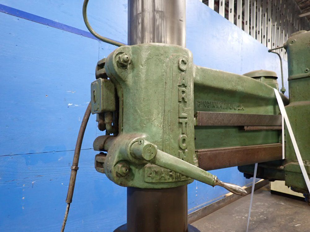 Carlton 4' X 9" Radial Arm Drill