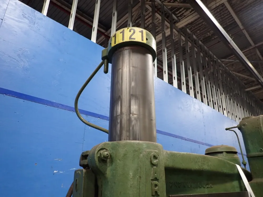 Carlton 4' X 9" Radial Arm Drill