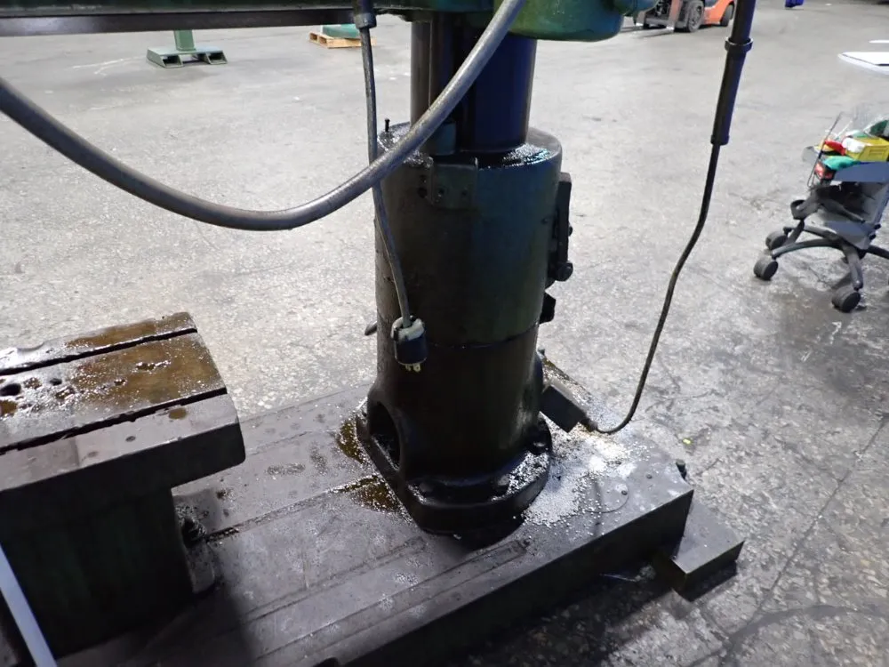 Carlton 4' X 9" Radial Arm Drill