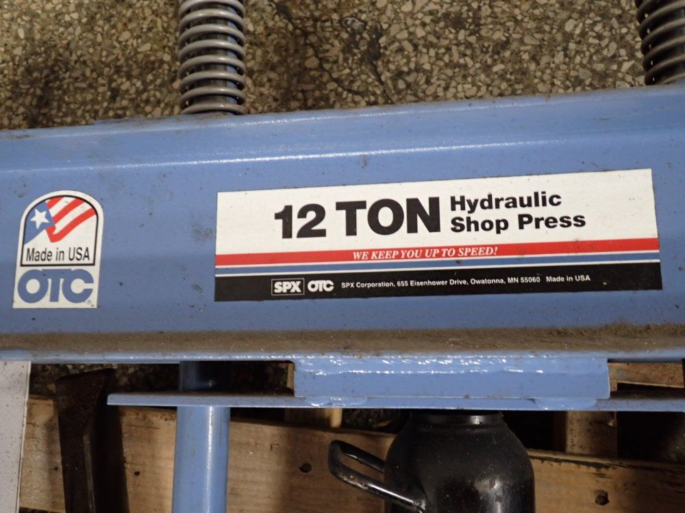Otc 12 Tons H-frame Press