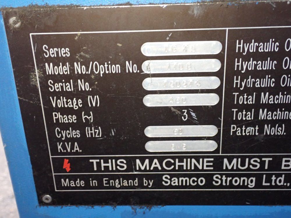 Samco Strong Ltd Cutting Press