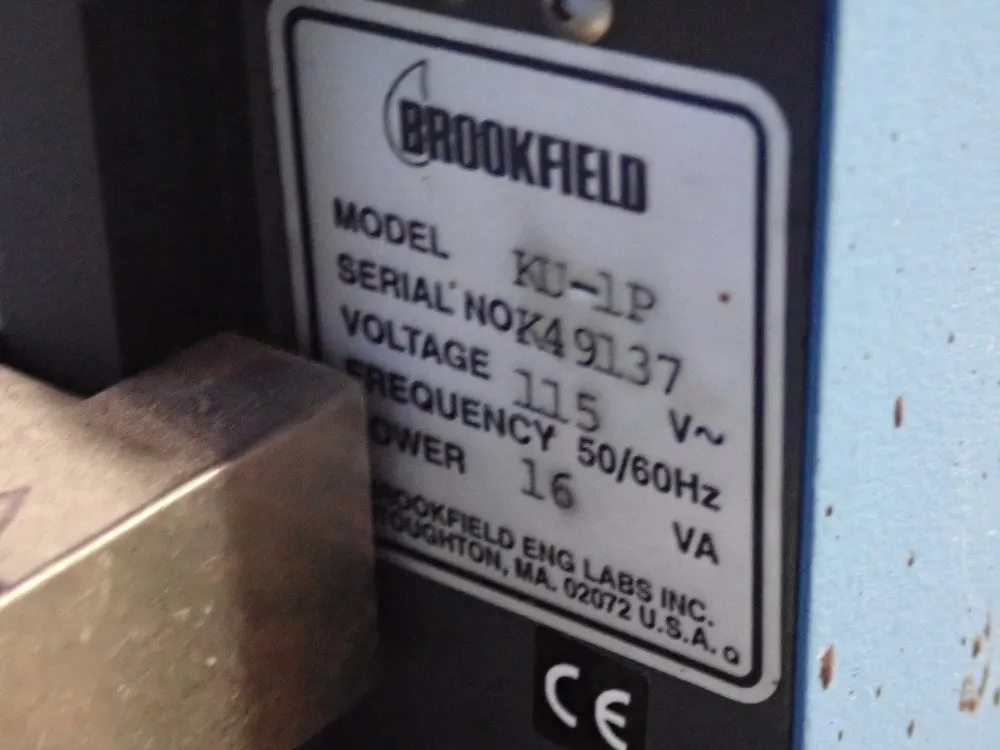 Brookfield Viscometer - Ku-1p