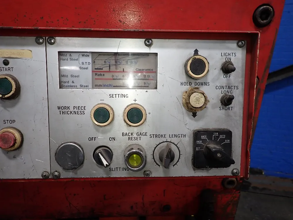 Amada .51" X 120.02" Shear - H-3013