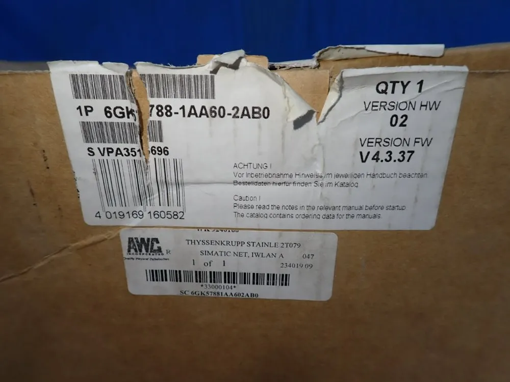 Siemens Programmable Logic Controller - 6gk5788-1aa60-2ab0