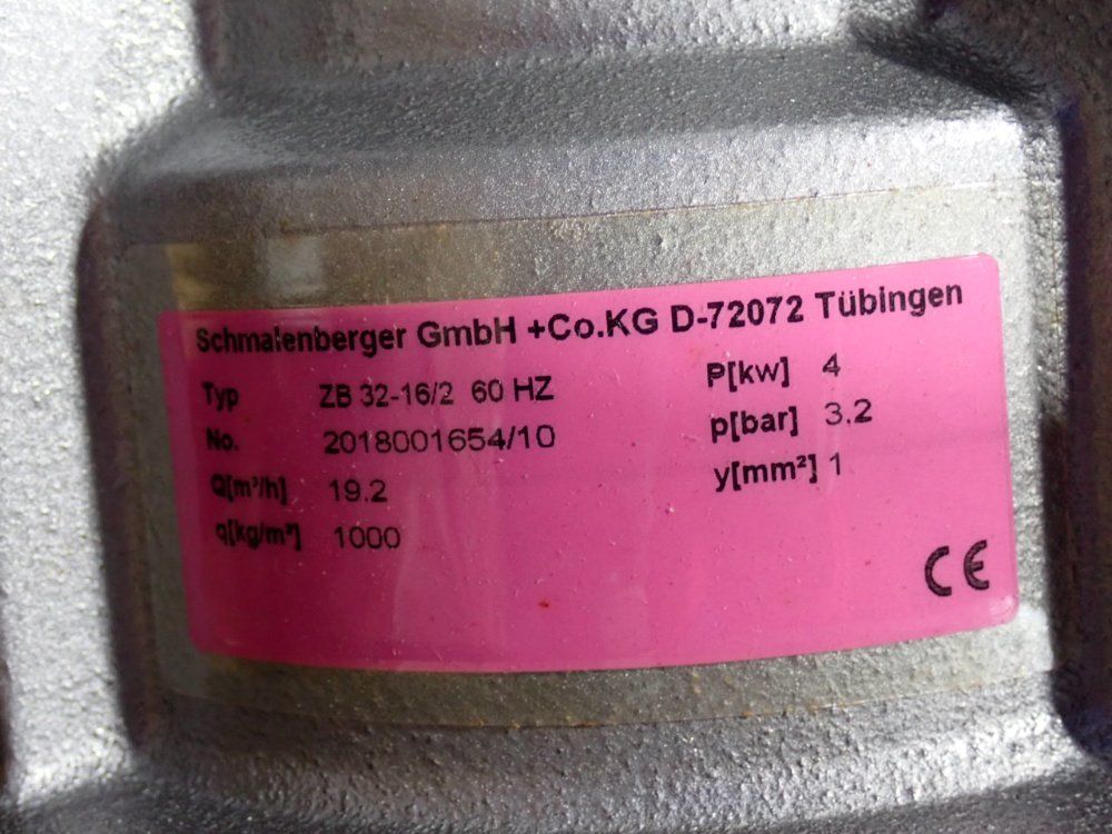 Schmalenberger Circulating Pump - Zb 32-16/2