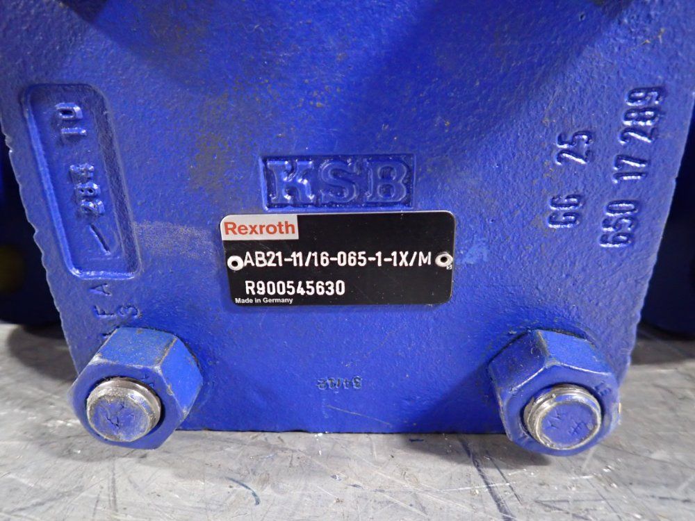 Rexroth 2.5" Valve - Ab21-11/16-065-1-1x/m, R900545630