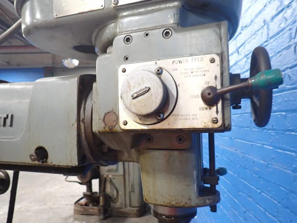 Cincinati 46" X 10" Vertical Mill - 202-10 H.v.