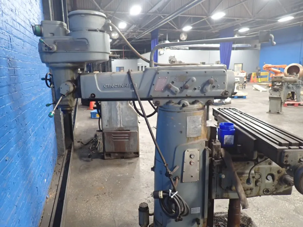 Cincinati 46" X 10" Vertical Mill - 202-10 H.v.