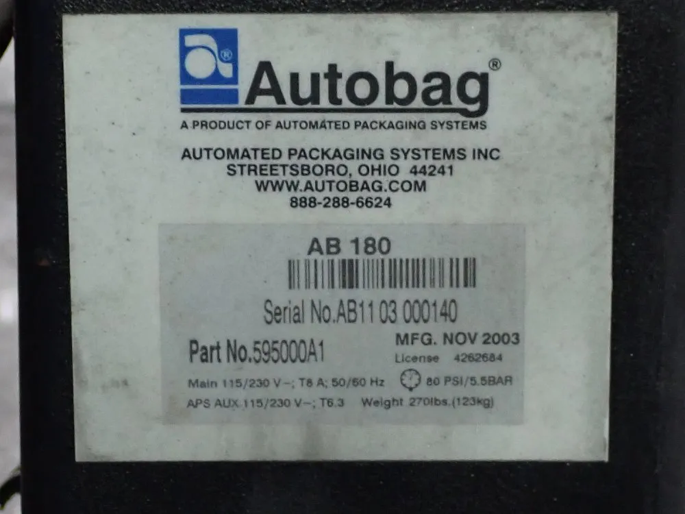 Autobag Auto Bagger - Ab 180