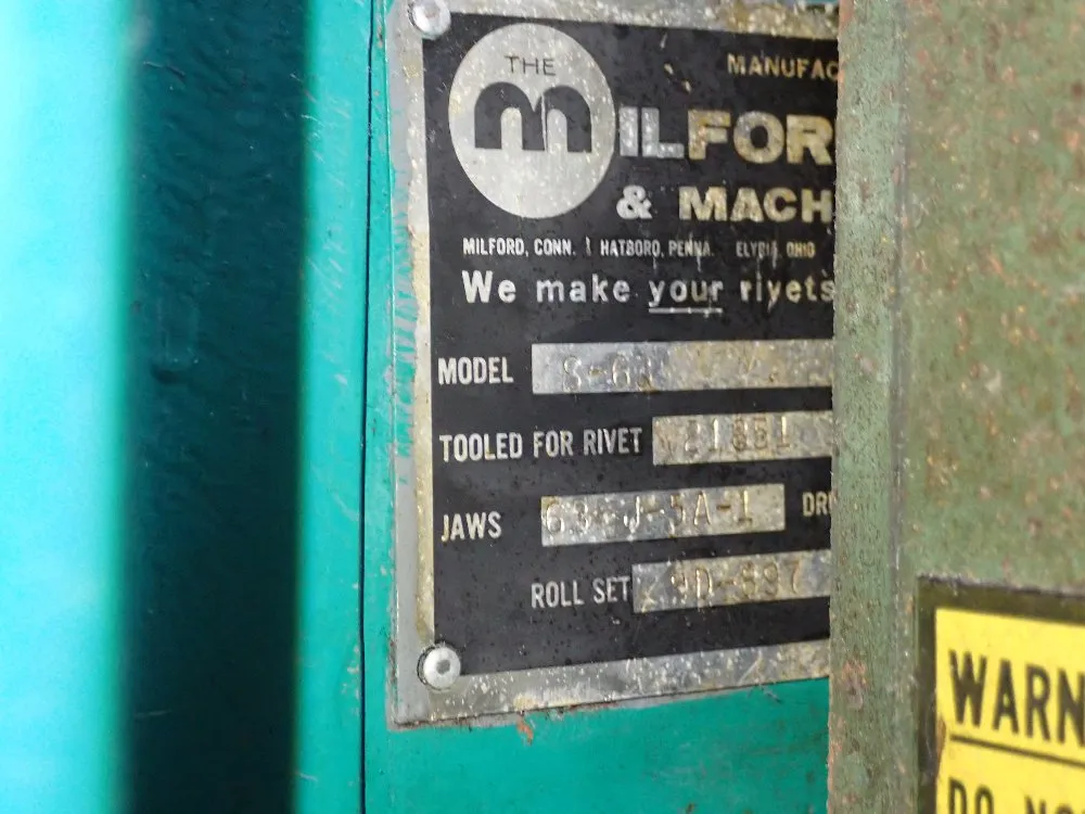 Milford / Rmt Riveter / Press - S-63