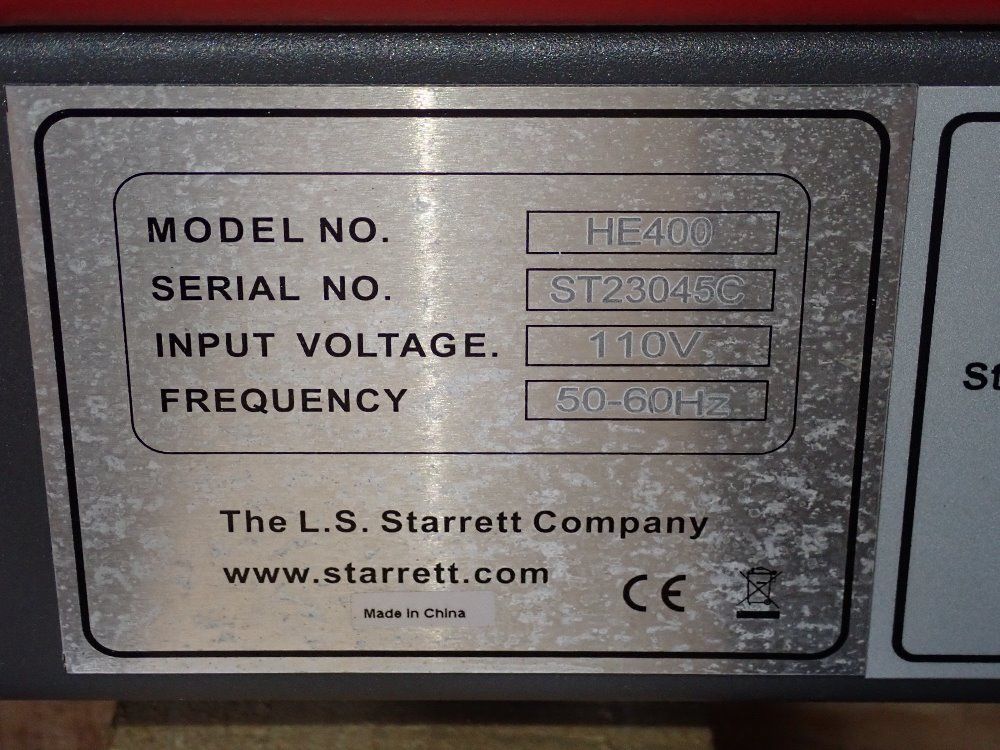 Starrett 17" Optical Comparator - He400