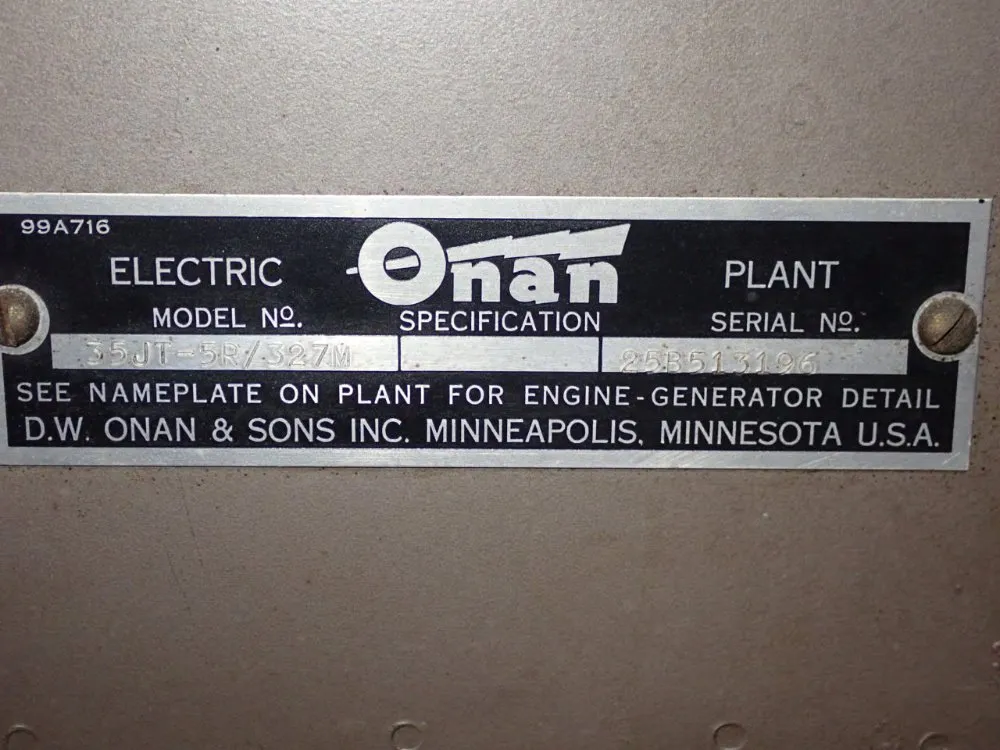Onan Generator