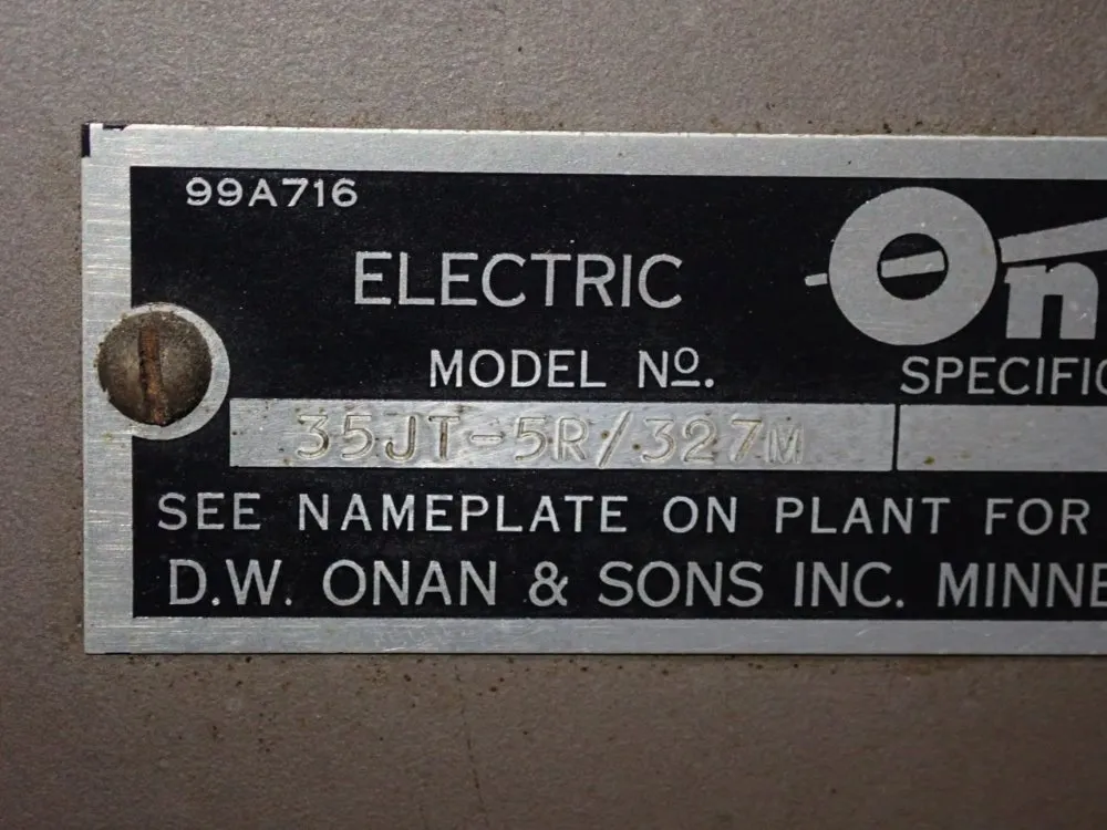 Onan Generator