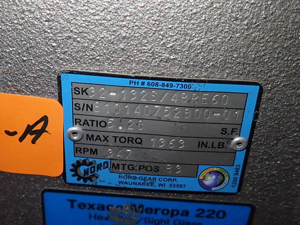 Nord 5.5 Kw Gear Drive - Sk32-132s/4bre60