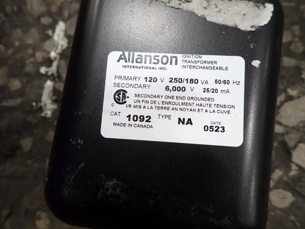 Allanson Ignition Transformer - 1092
