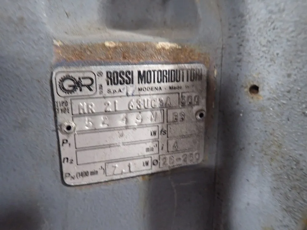 Rossi Motoriduttorri 7.1 Kw Gear Reducer