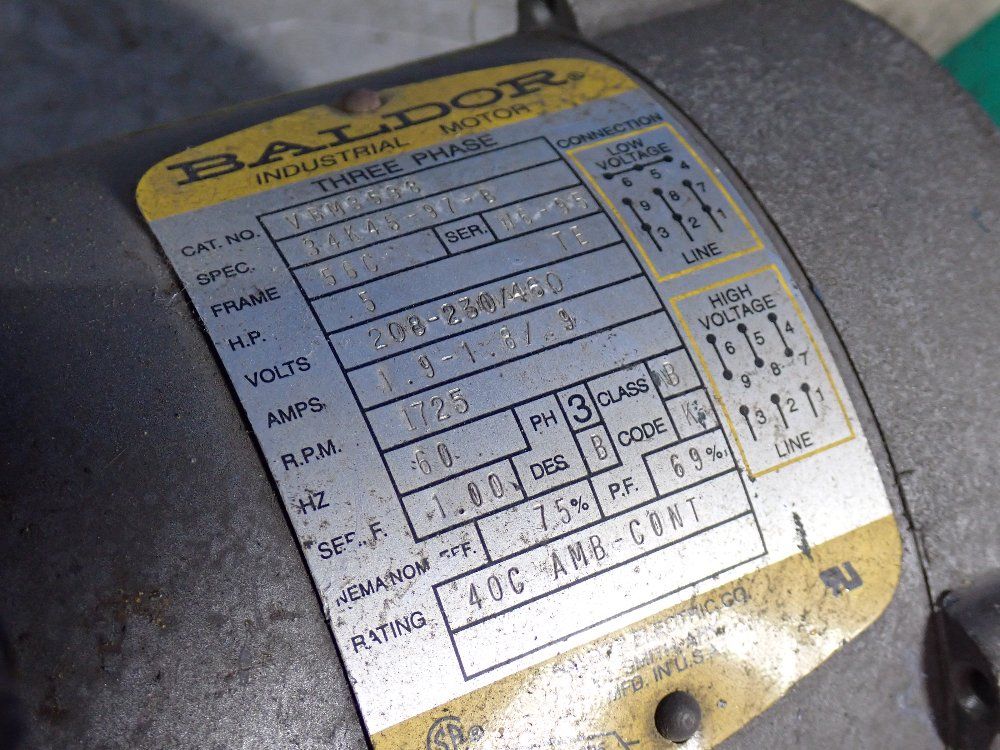 Baldor 5 Hp Motor