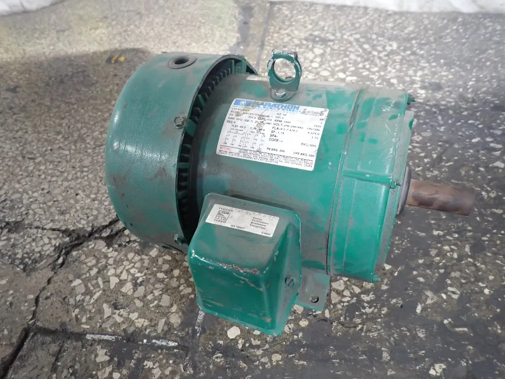 Marathon Electric 3 Hp Motor - Aub182ttfr4001abl