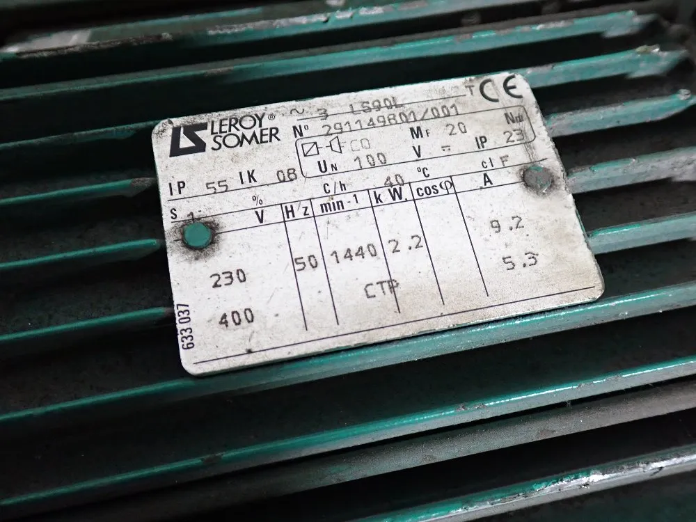 Leroy Somer 2.2 Kw Motor