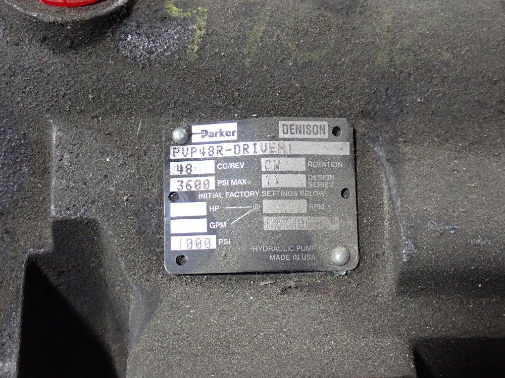 Parker 3600 Psi Pump - Pvp48r