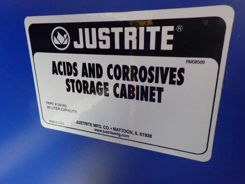 Just Rite 90 Liters Acids And Corrosive Storage Cabinet