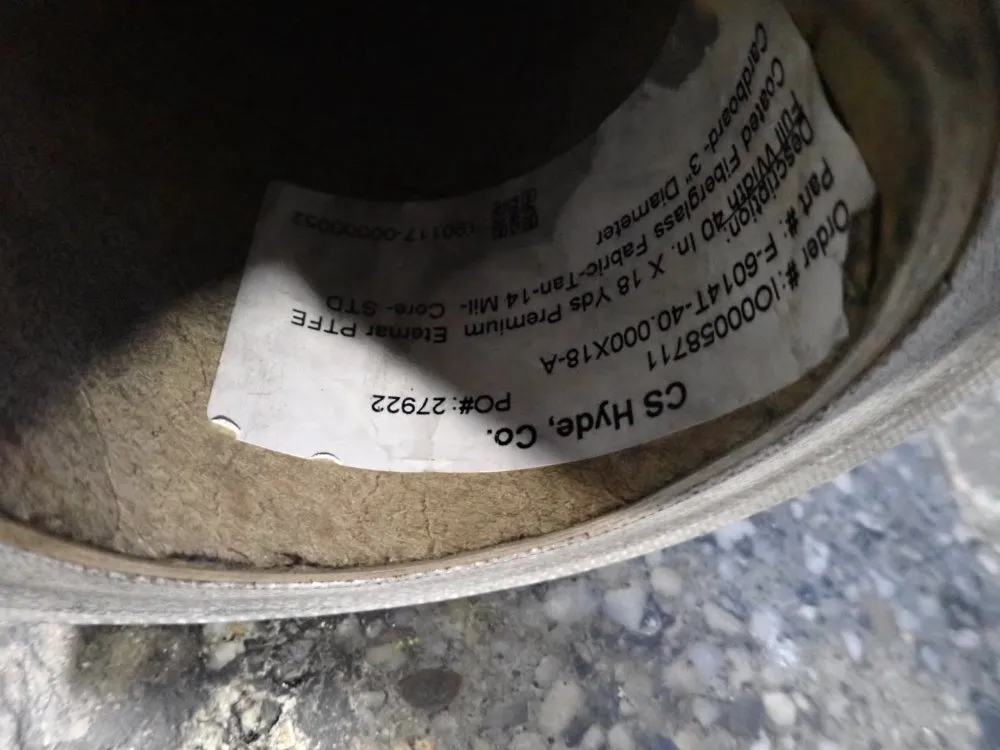 Cs Hyde, Co 18 Yards Coated Fiberglass Fabric