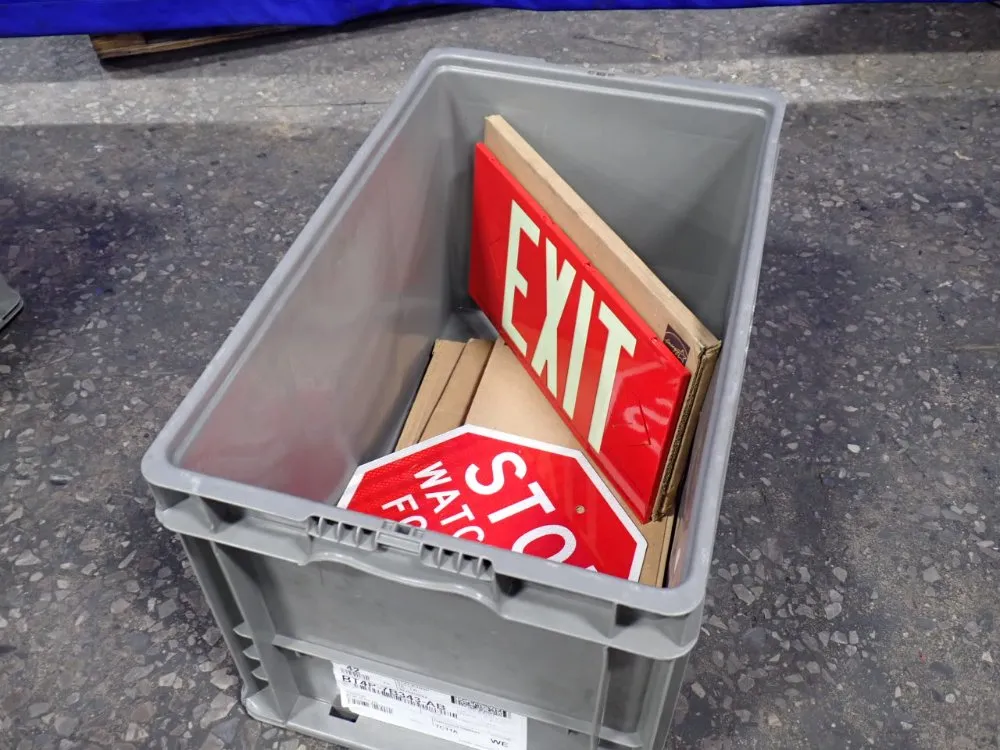 Energy Star Stop Sign, Exit Sign