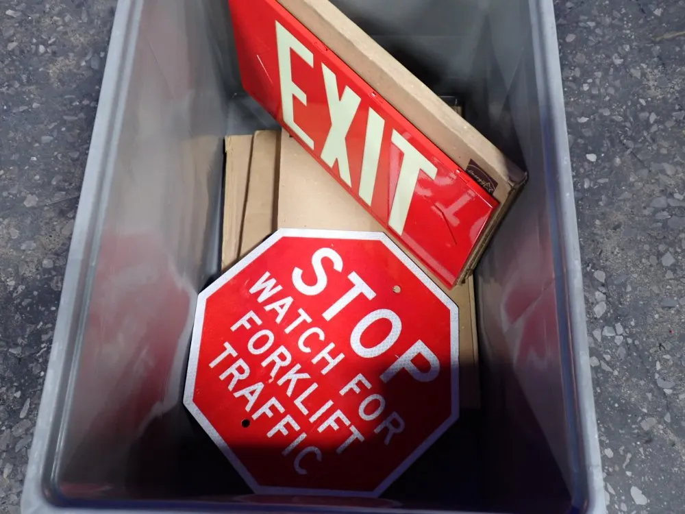 Energy Star Stop Sign, Exit Sign