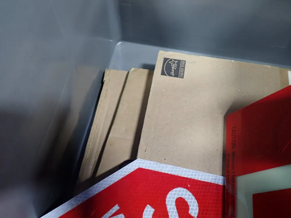 Energy Star Stop Sign, Exit Sign