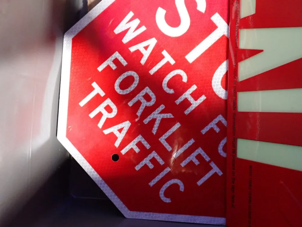 Energy Star Stop Sign, Exit Sign