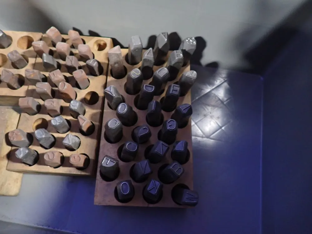 Metal Letter And Number Stamps