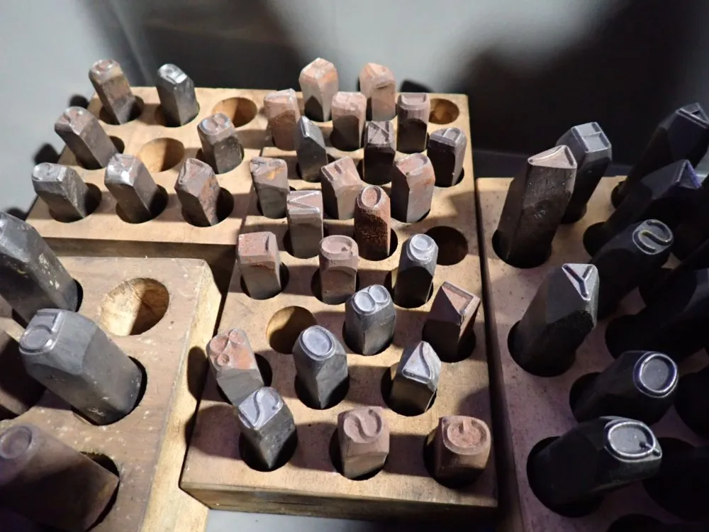 Metal Letter And Number Stamps