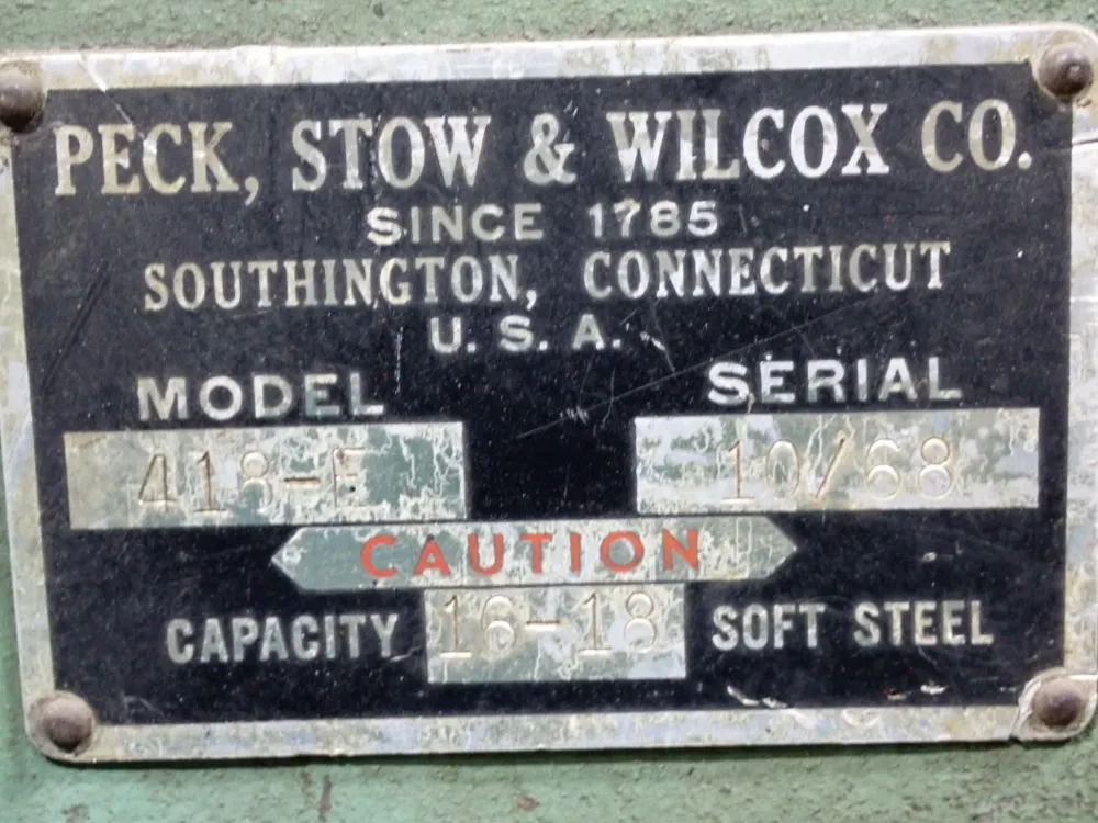 Pexto 48" X 16-18 Gauge Slip Rollers - 418-e