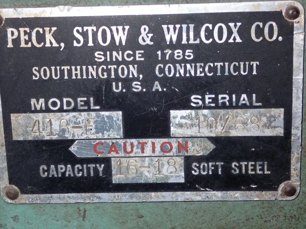 Pexto 48" X 16-18 Gauge Slip Rollers - 418-e