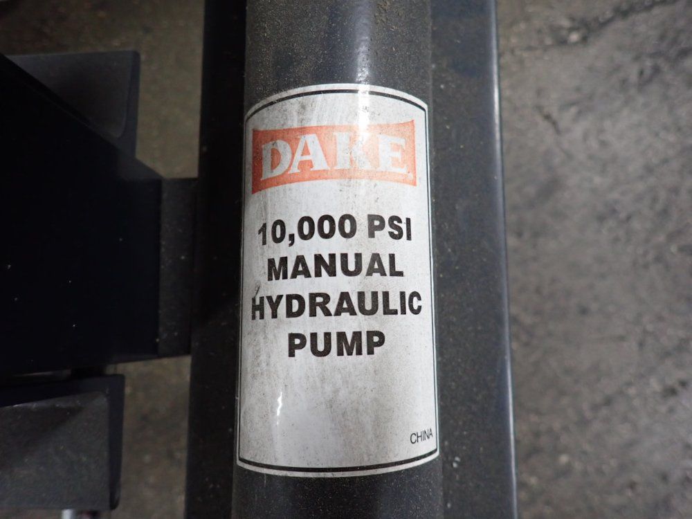 Dake 10,000 Psi H-frame Press