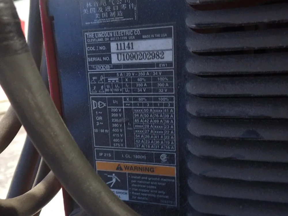 Lincoln Electric 350a Welder - Power Wave 355m