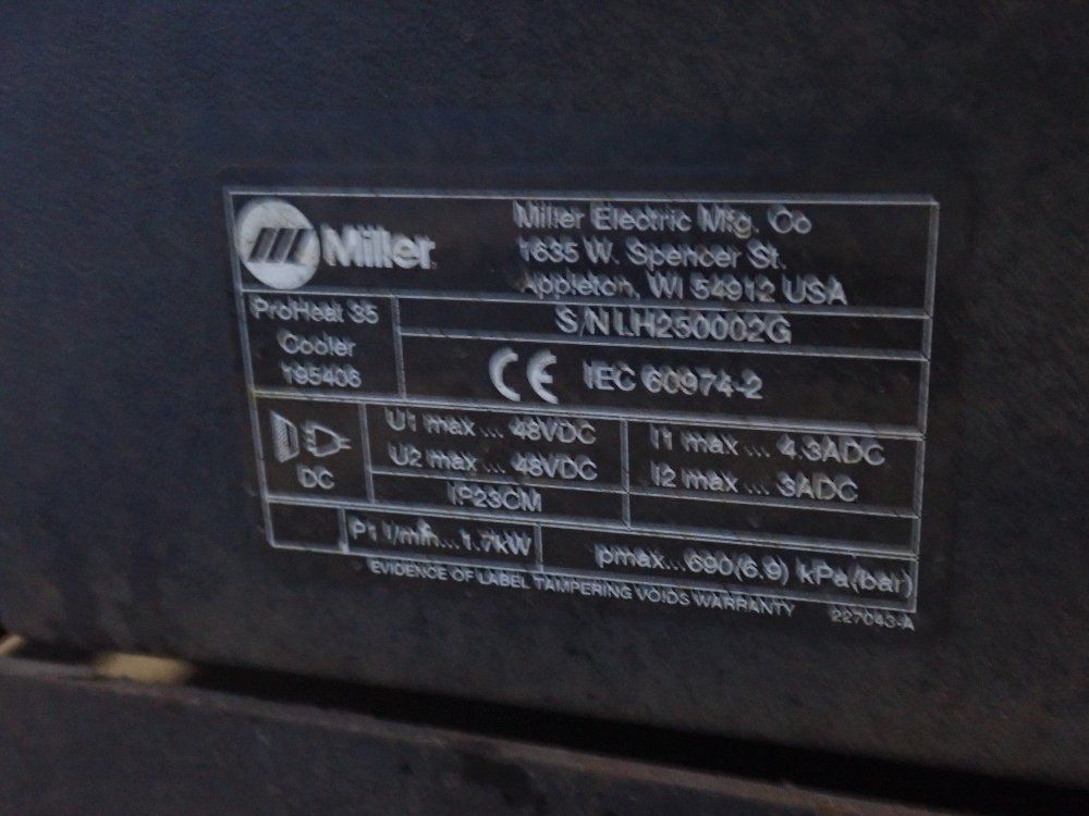 Miller 700a Welder - Proheat 35