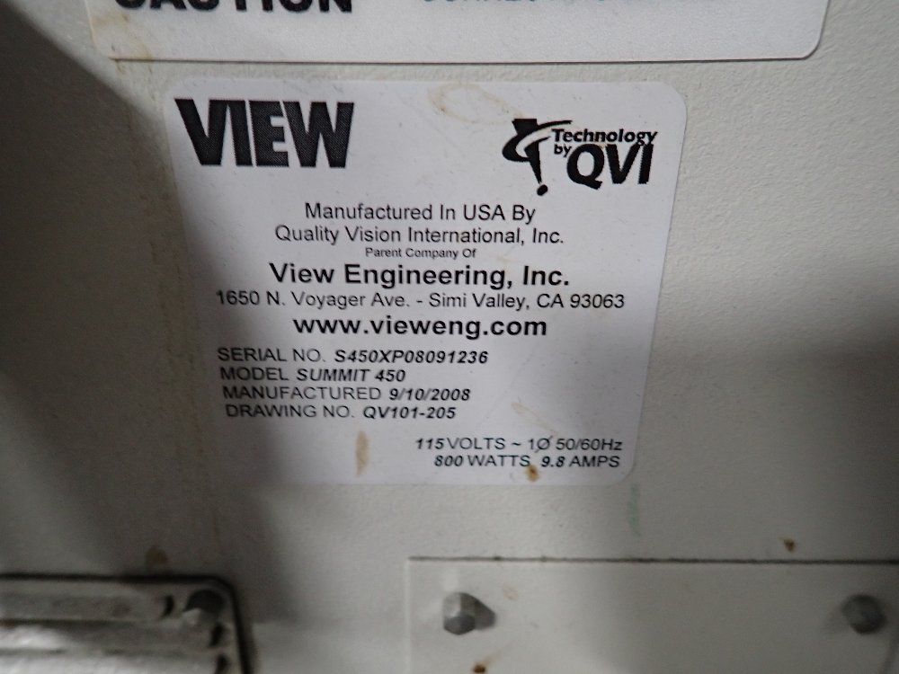 View Table 23x20 Cmm - Summit 450
